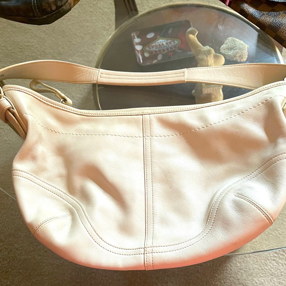 Coach bag leather